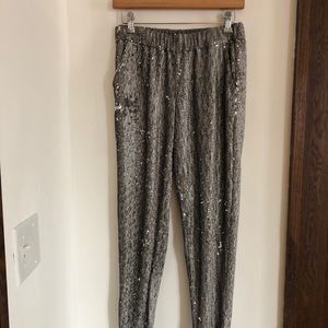 Sequin Joggers